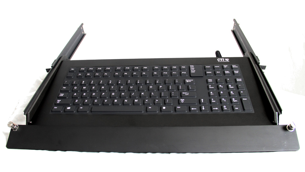 Ki3700 Rackmount Keyboard Black Front