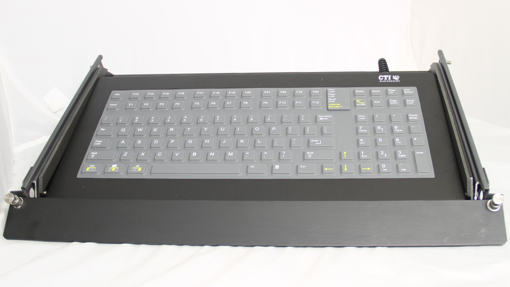 Kit3700 Series Rackmount Industrial Keyboard With Trackball Sealed